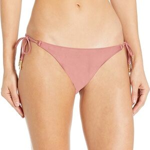 ViX Pink Blush Tie Bikini Bottom S NWT